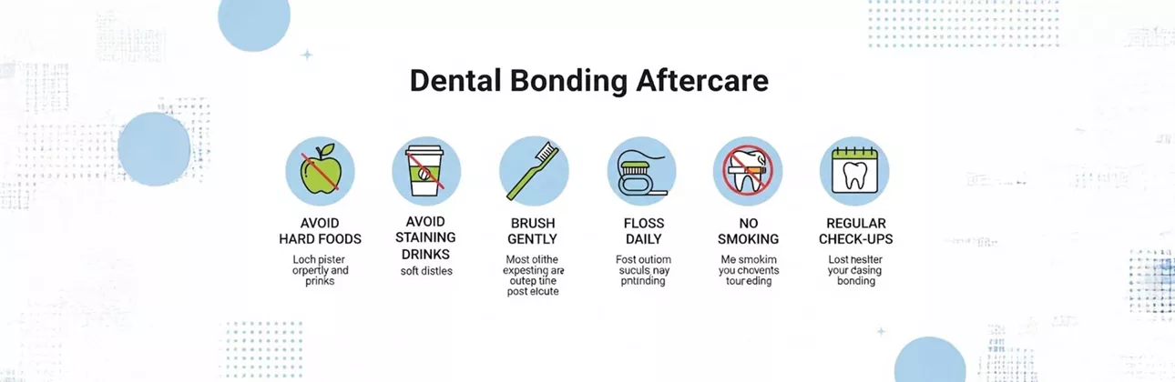 Dental bonding aftercare instructions – composite bonding care guide at Citydent Istanbul