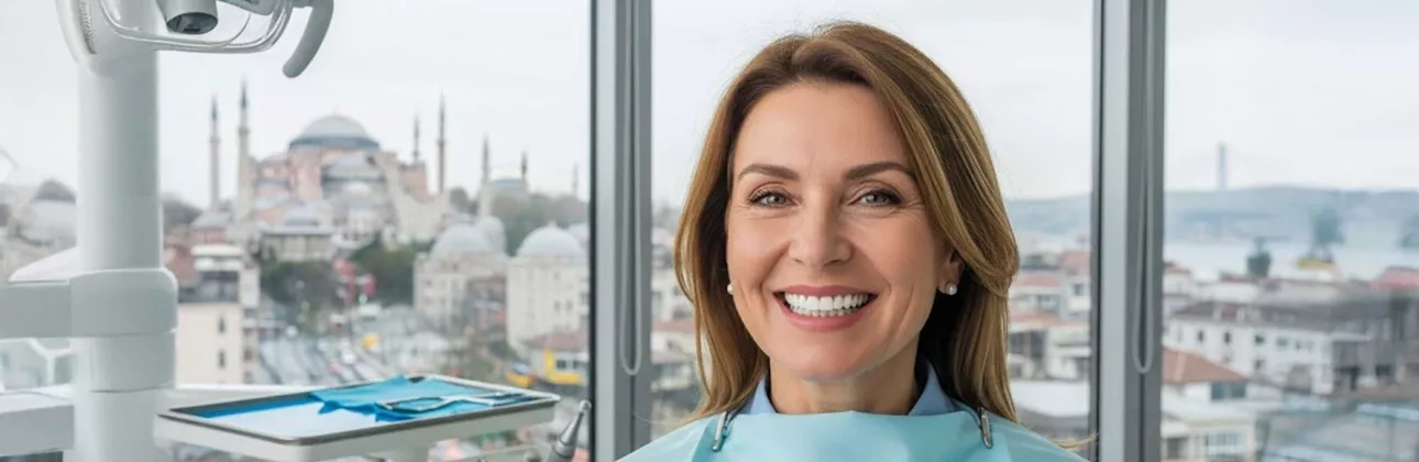 Full set dental implants result — Citydent Istanbul
