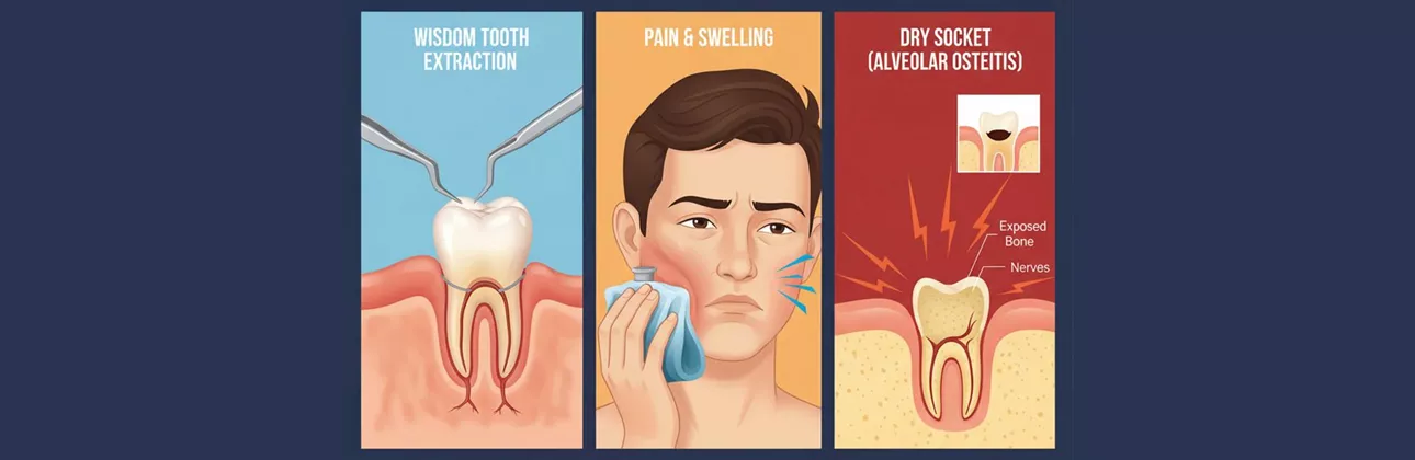 Wisdom tooth extraction aftercare — patient recovery at CityDent Istanbul dental clinic
