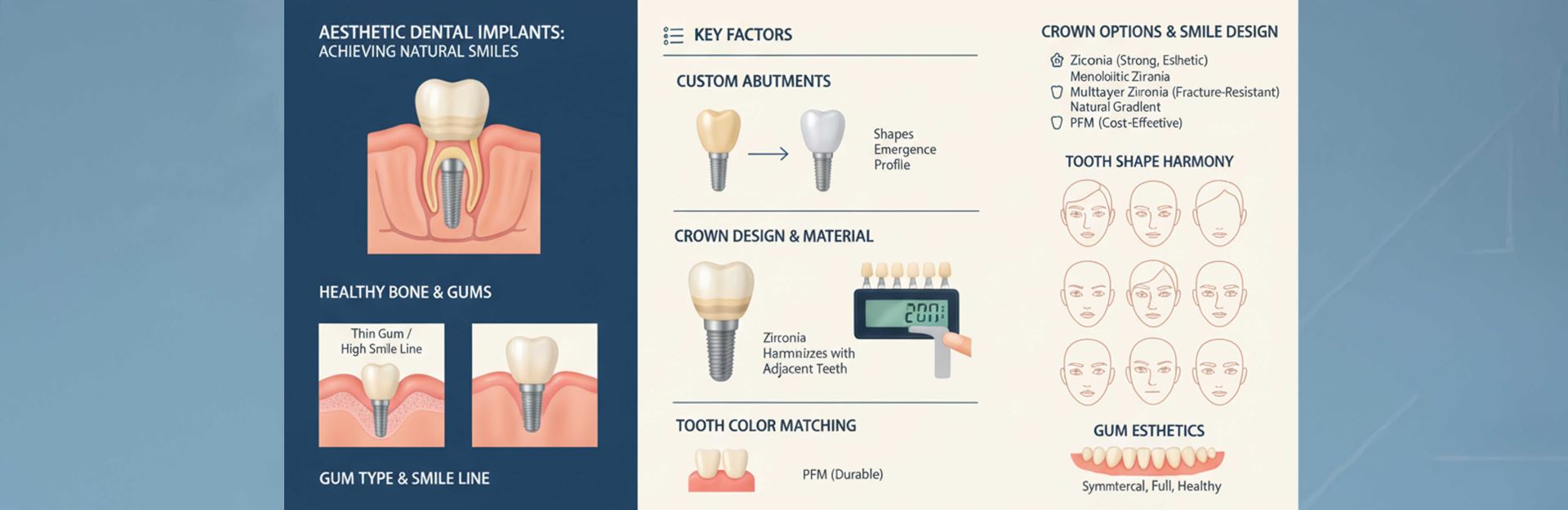 Aesthetic dental implants Istanbul – natural crown results at Citydent